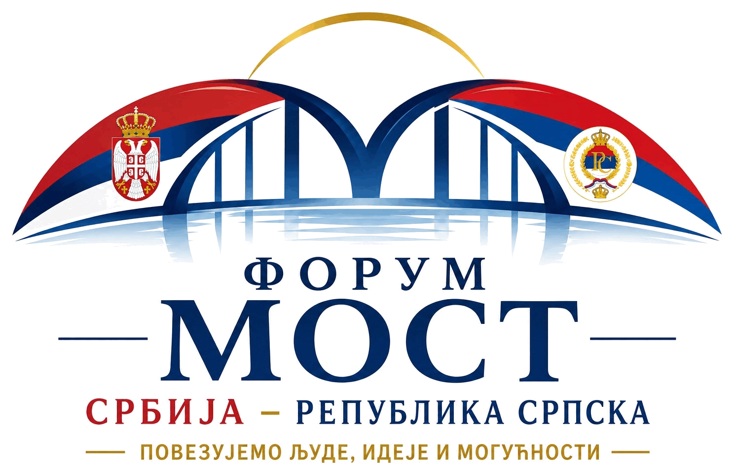 Amblem Foruma MOST — Srbija i Republika Srpska